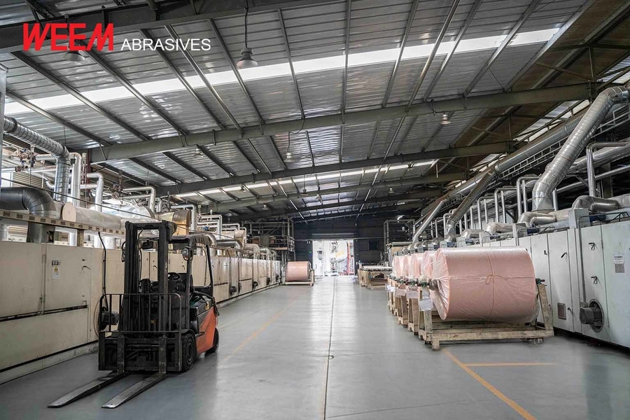 WEEM Abrasives 製造者の生産ライン