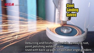 3216 加硫繊維ジルコニア - アルミナ 10 分間の金属研削試験